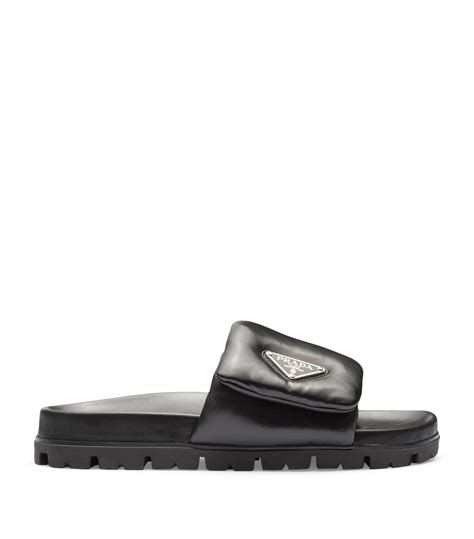 prada sliders womens|prada apron toe slides.